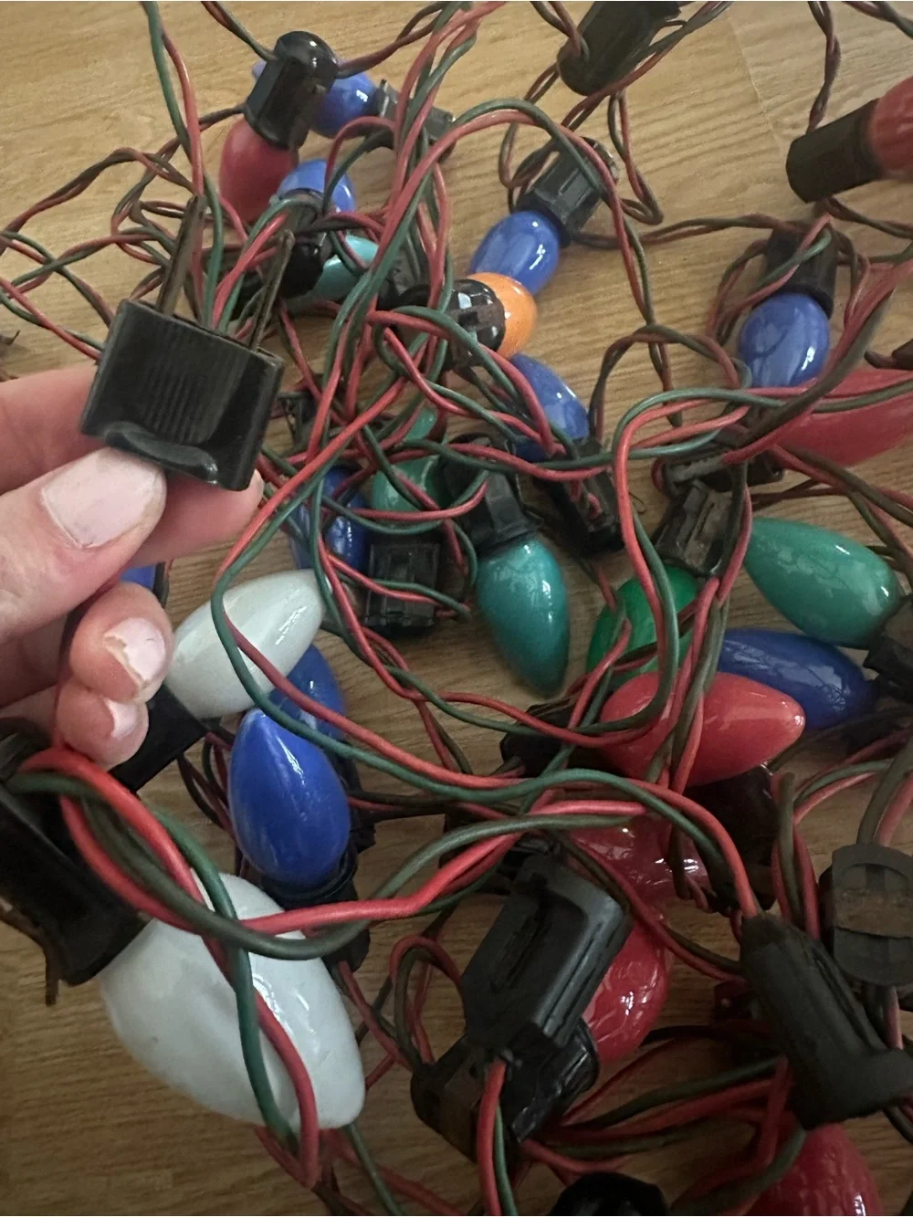 Vintage Multi-Color C9 Christmas Light Strand